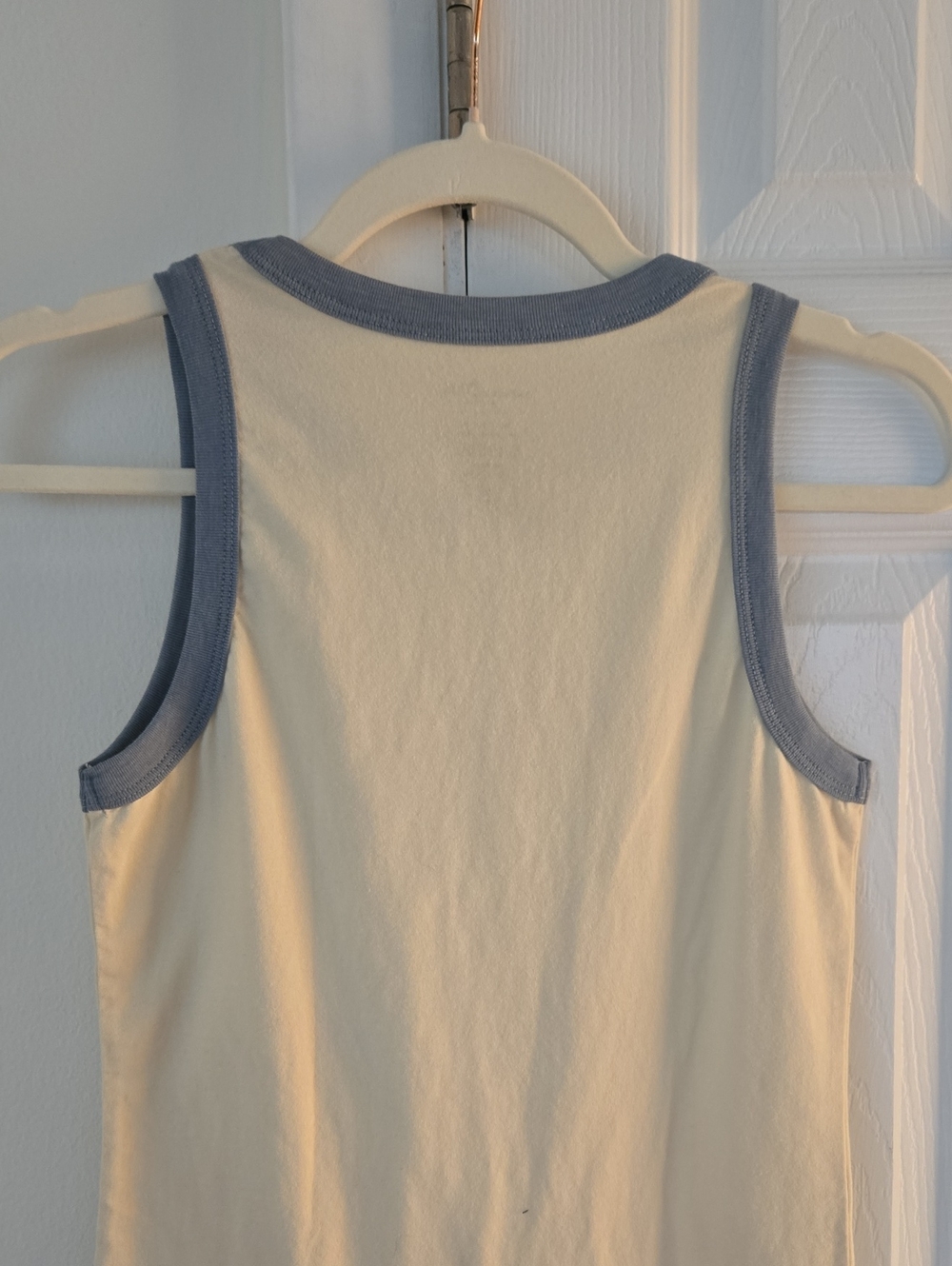 Natural Life Ringer Tank Top Ivory Folk Flower NWOT Women Small - Picture 7 of 9